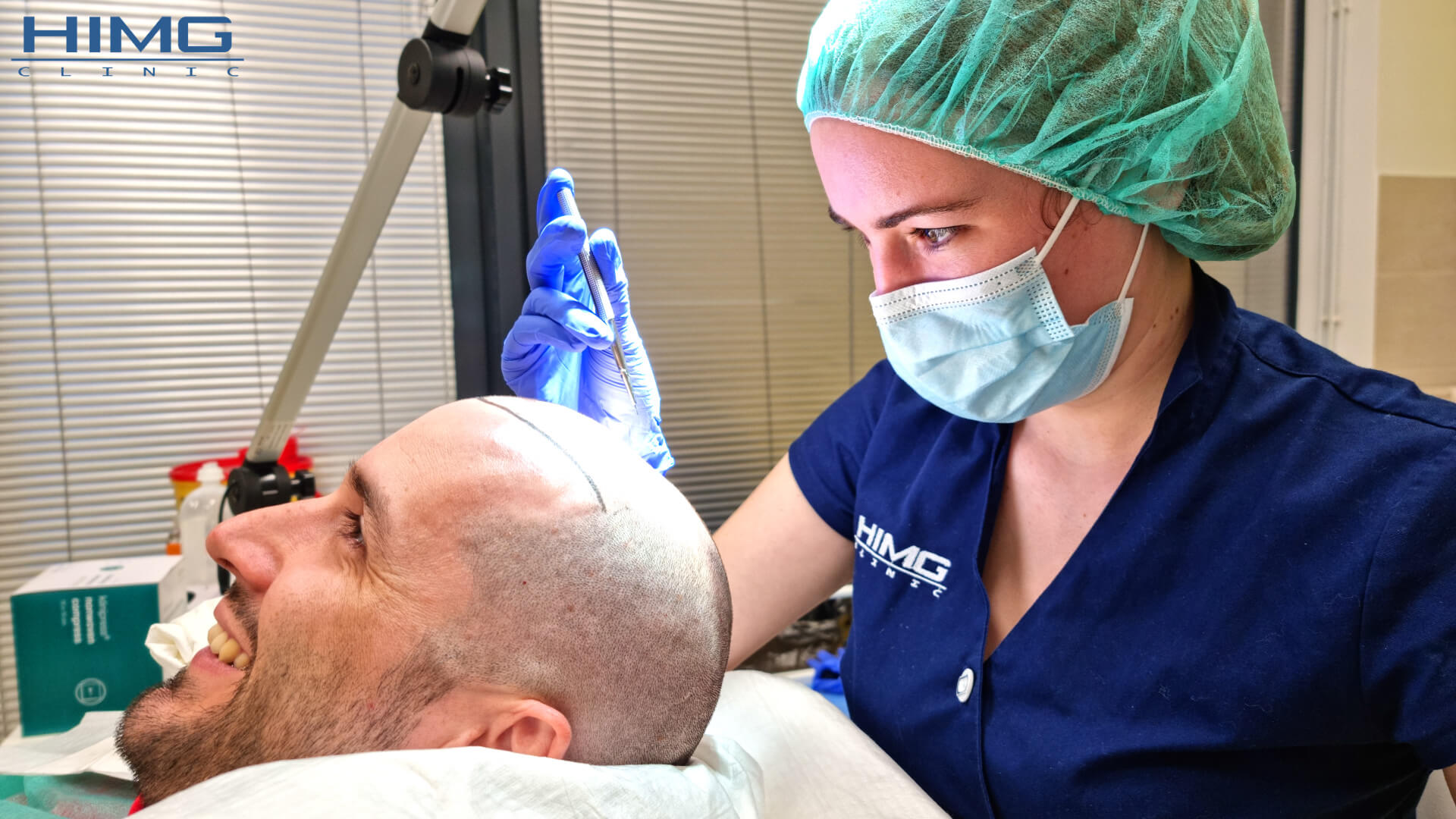 Hajbeültetés menete a HIMG Klinikán